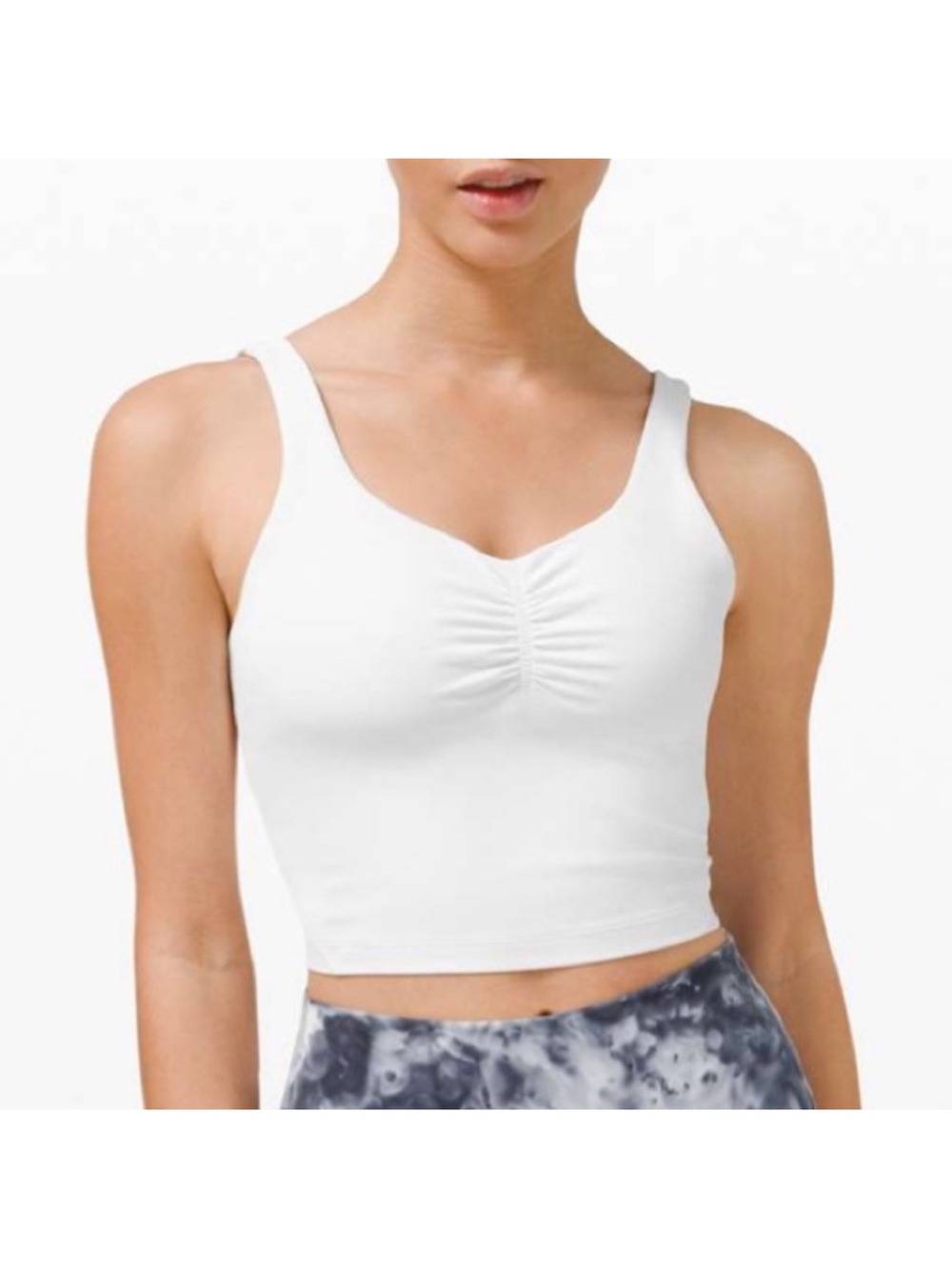 Lululemon Align Tank *Gathered-Front in the color
White in size 2